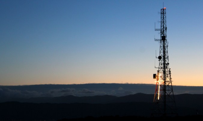 Christian influence on top of a mountain. Striking image. Photo by Steve Collier, 2015.